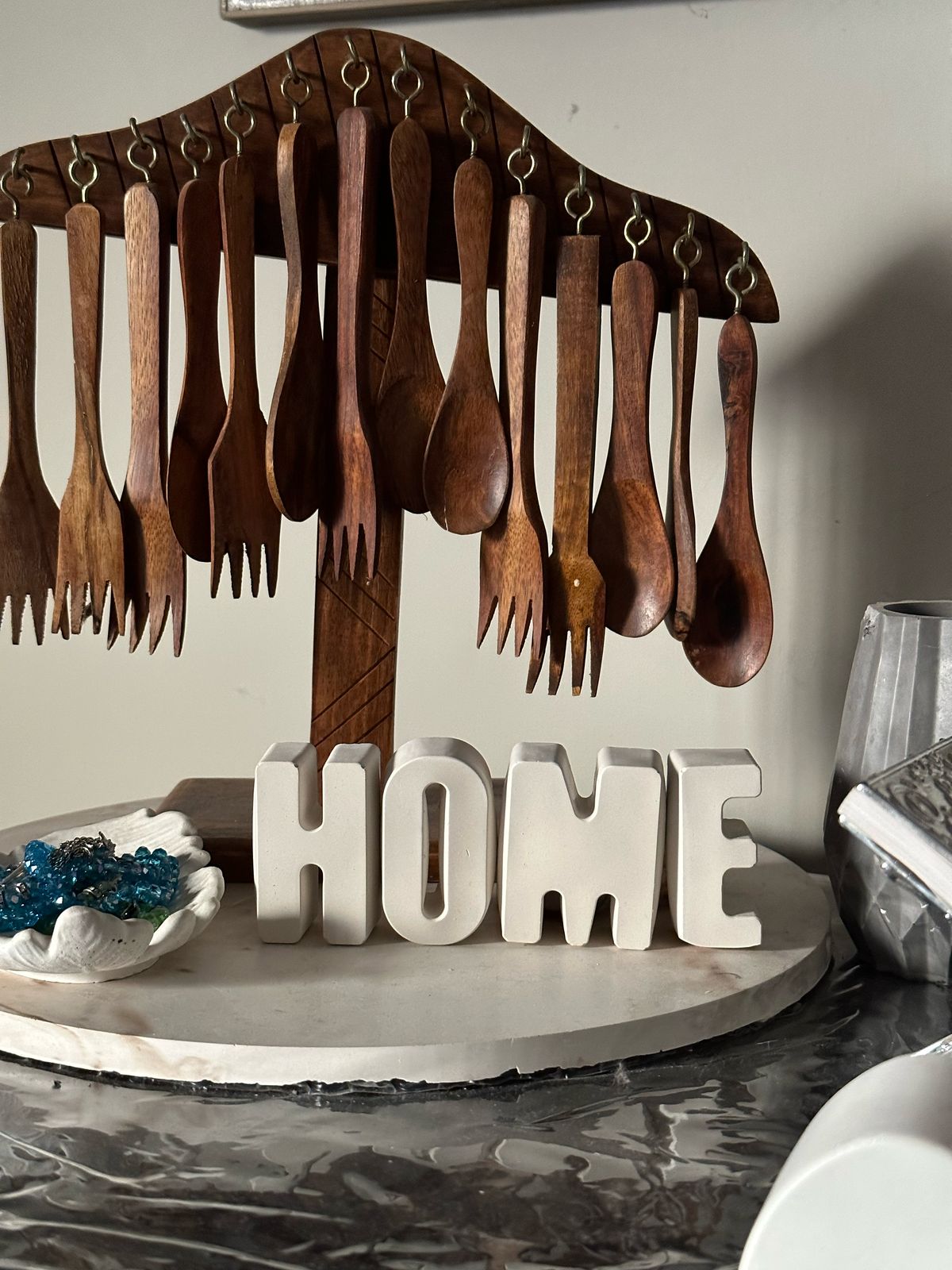 HOME letter decor piece
