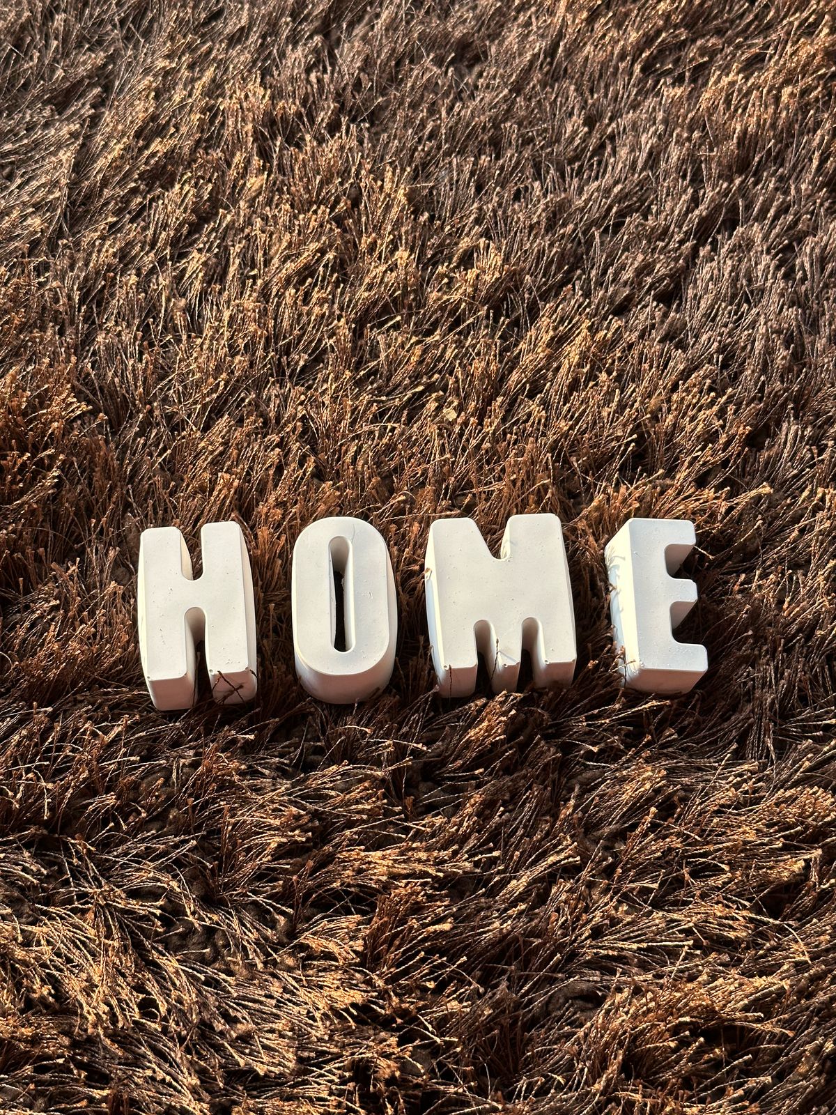 HOME letter decor piece