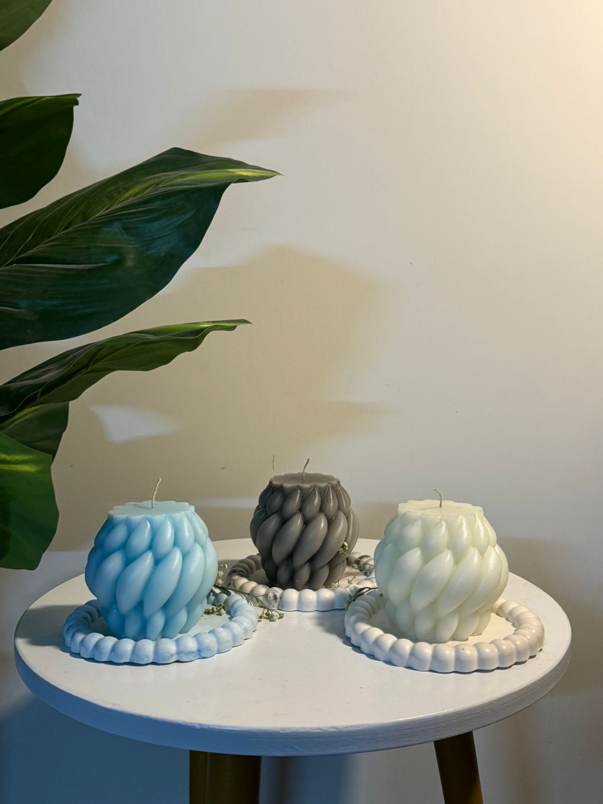 sculptural candle