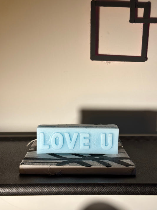 love u candle