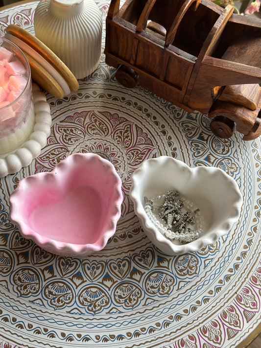 heart ceramic bowl