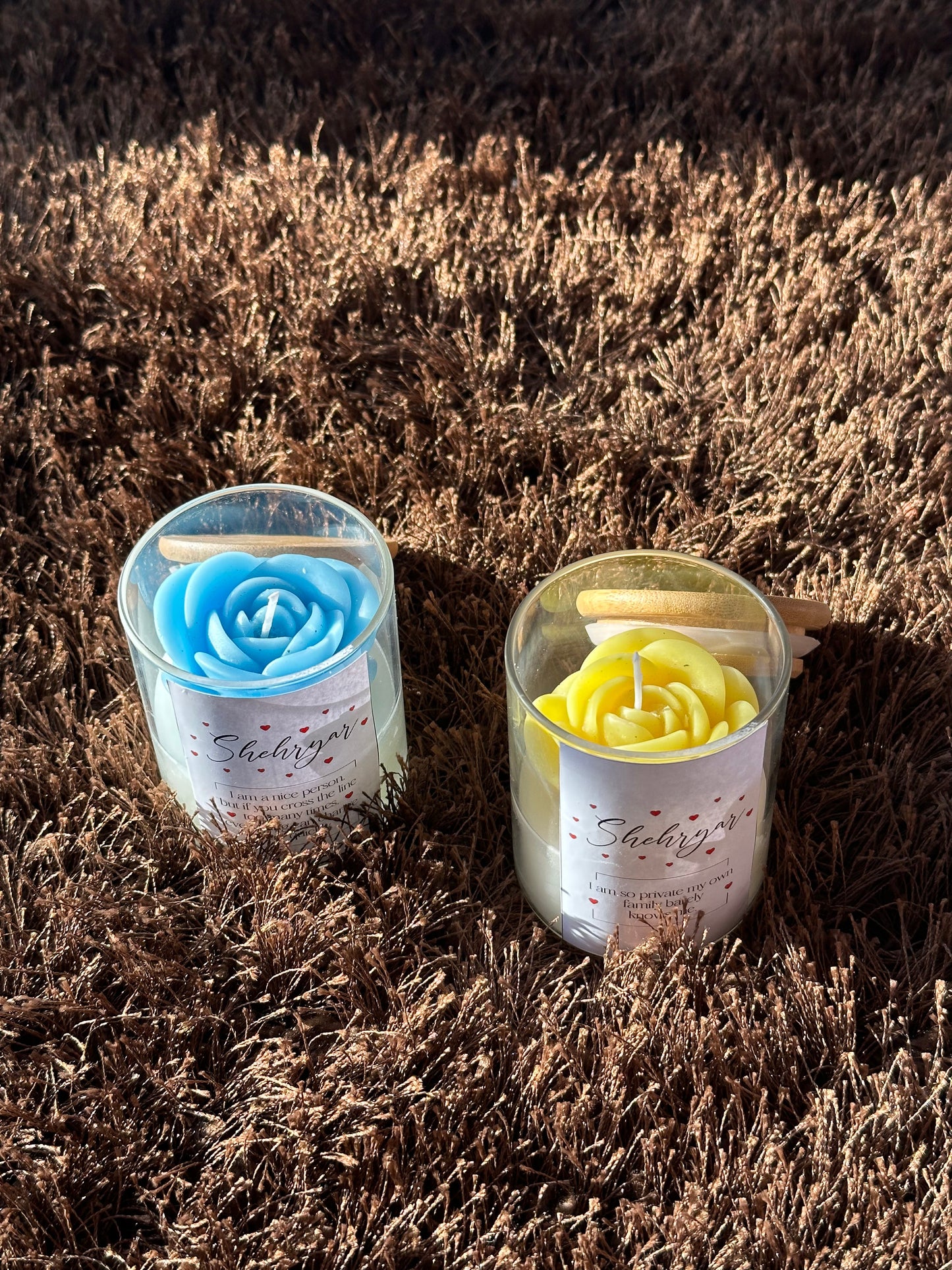 rose jar candle