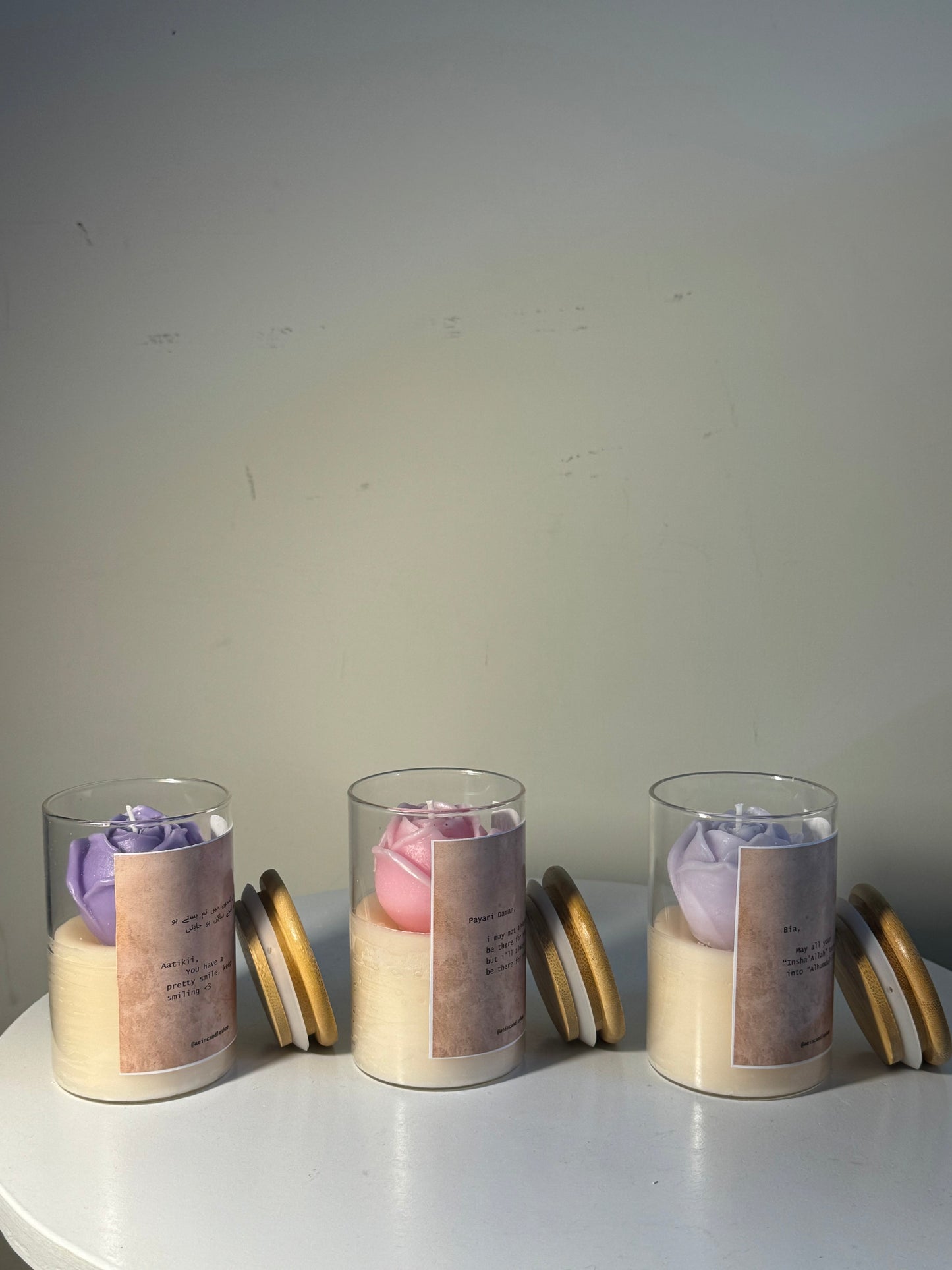 rose jar candle