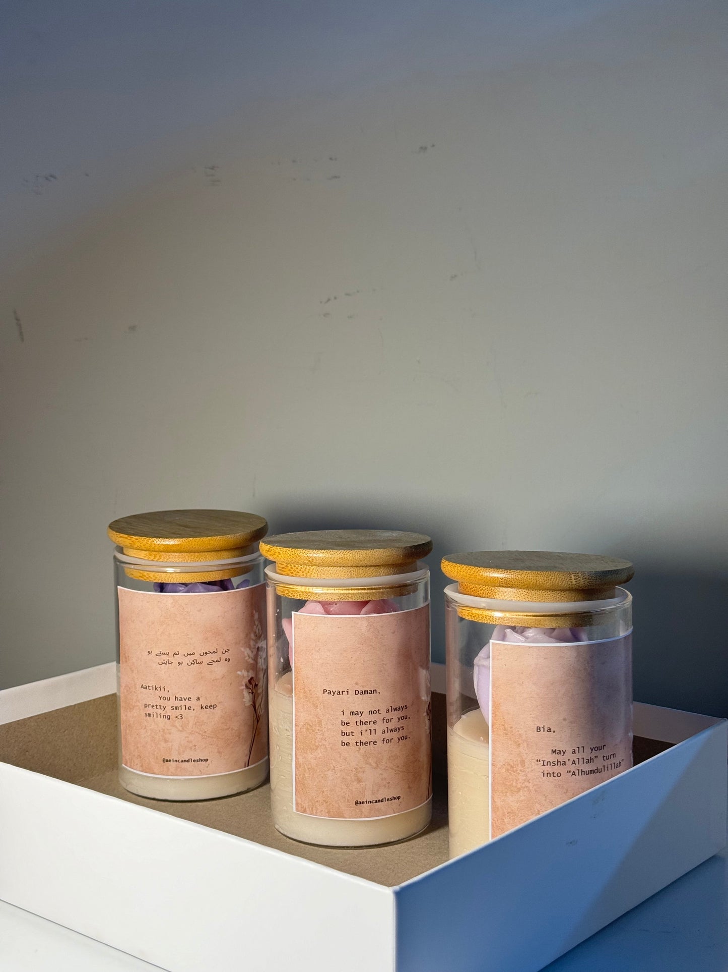 rose jar candle