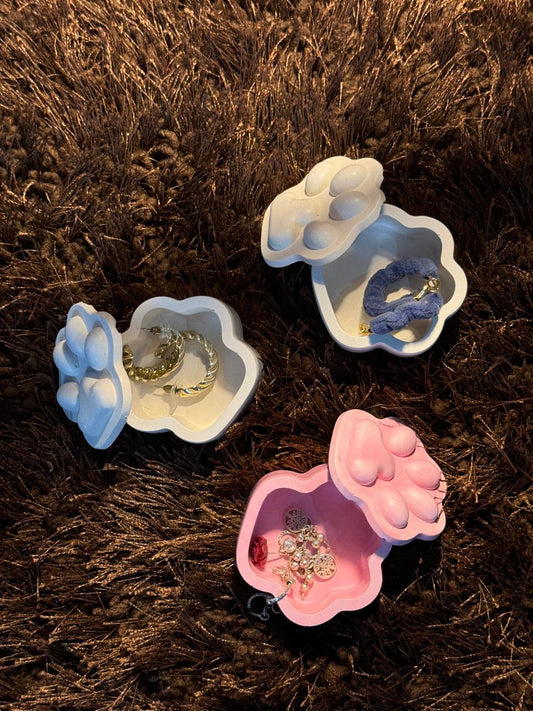 mini paw jewellery box